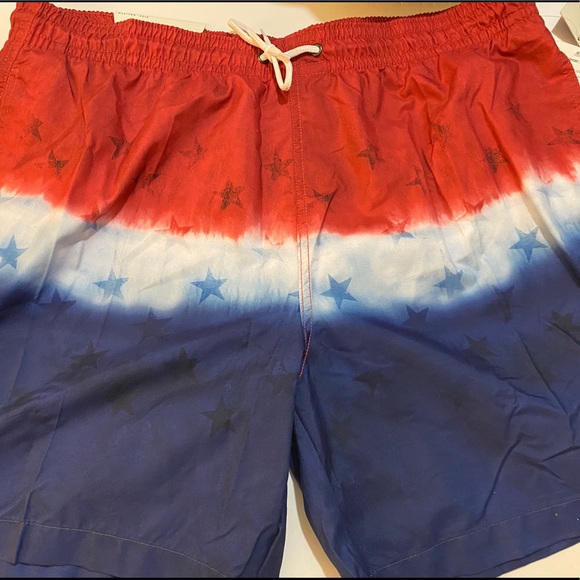Trunks Surf and Swim CO. TIE DYE AMERICANA SHORTS B2-13 - Picture 4 of 5